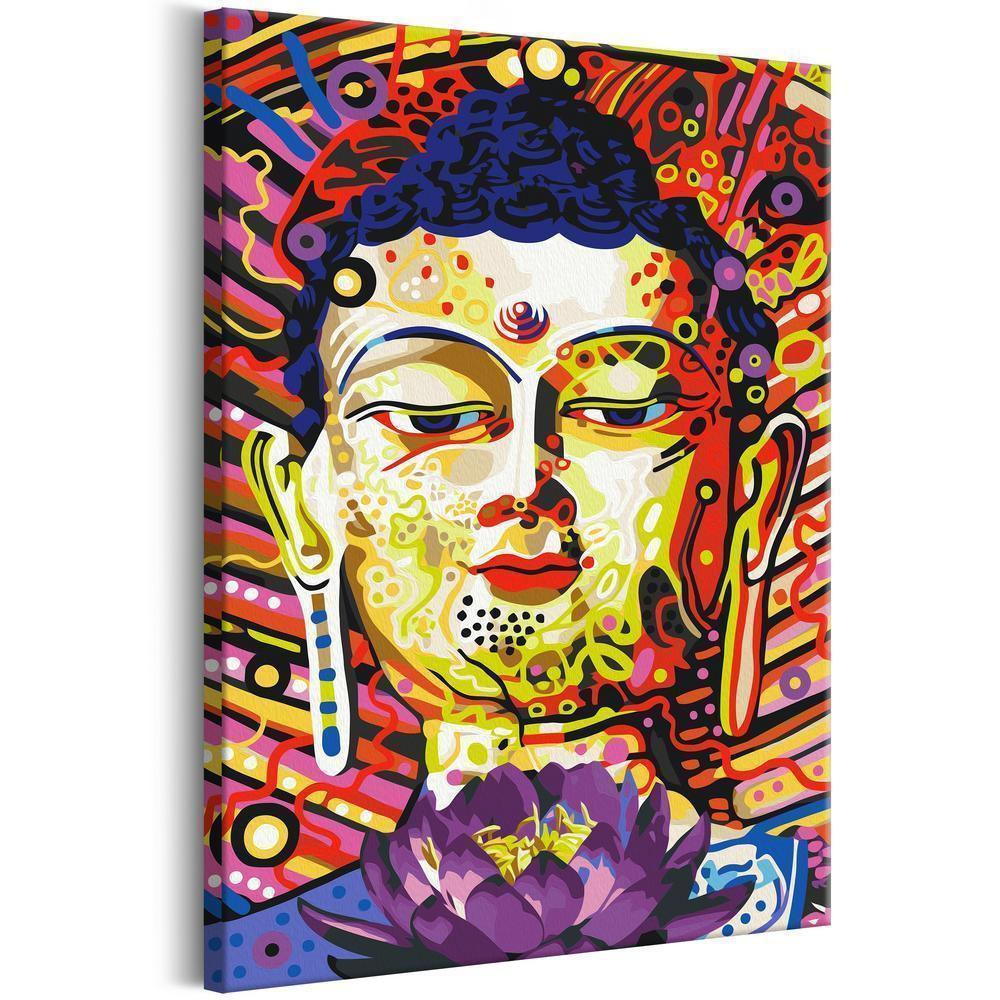 Start learning Painting - Paint By Numbers Kit - Buddha Kush - new hobby