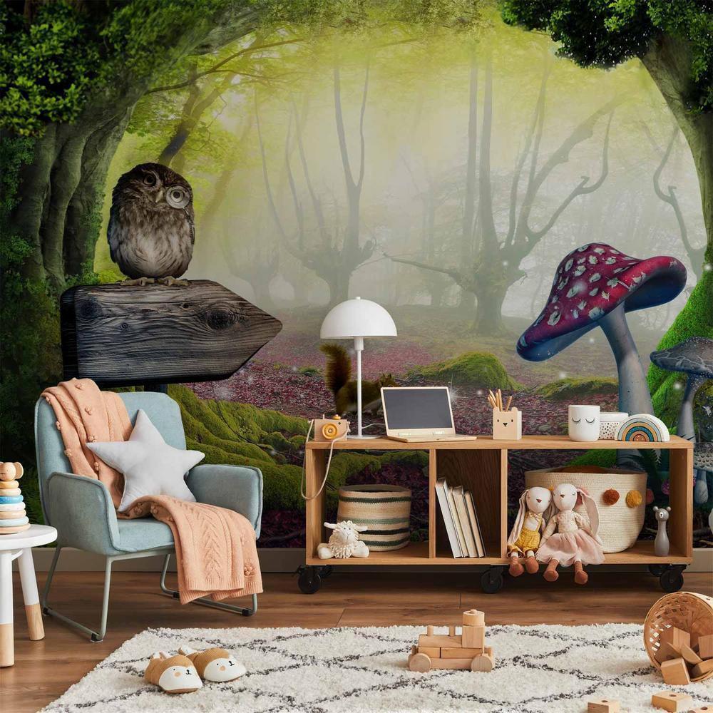 Wall Mural - Owlish corner