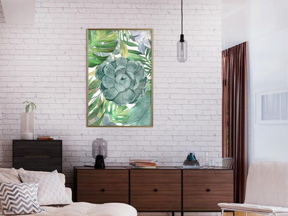 Botanical Wall Art - So Green-artwork for wall with acrylic glass protection