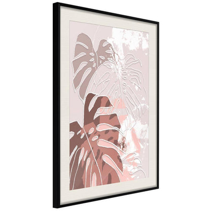 Botanical Wall Art - Monsteras Gathering-artwork for wall with acrylic glass protection