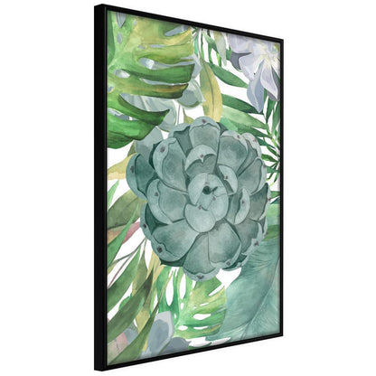 Botanical Wall Art - So Green-artwork for wall with acrylic glass protection
