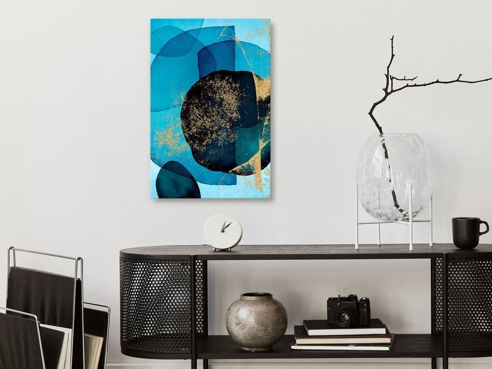 Canvas Print - Ocean Kaleidoscope (1 Part) Vertical-ArtfulPrivacy-Wall Art Collection