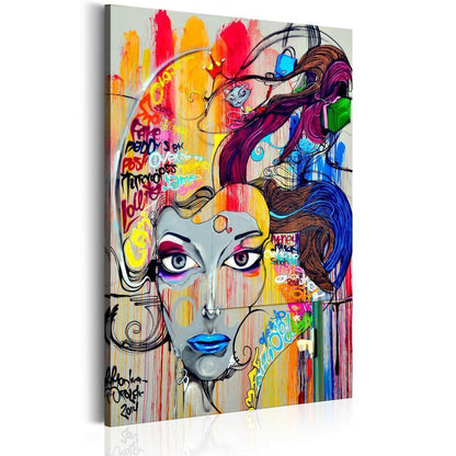 Canvas Print - Colourful Thoughts-ArtfulPrivacy-Wall Art Collection