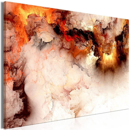Canvas Print - Volcanic Abstraction (1 Part) Wide-ArtfulPrivacy-Wall Art Collection