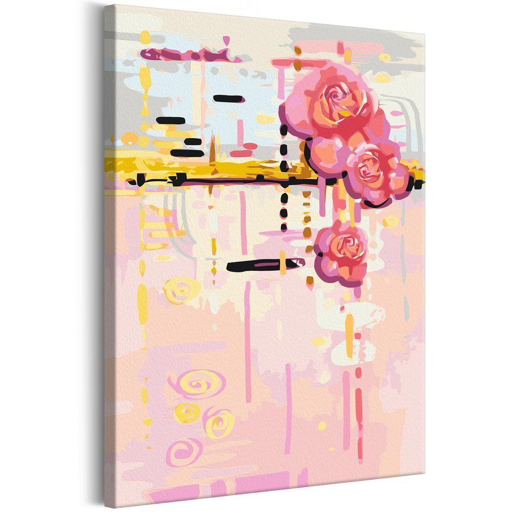 Start learning Painting - Paint By Numbers Kit - Pink Secrets - new hobby