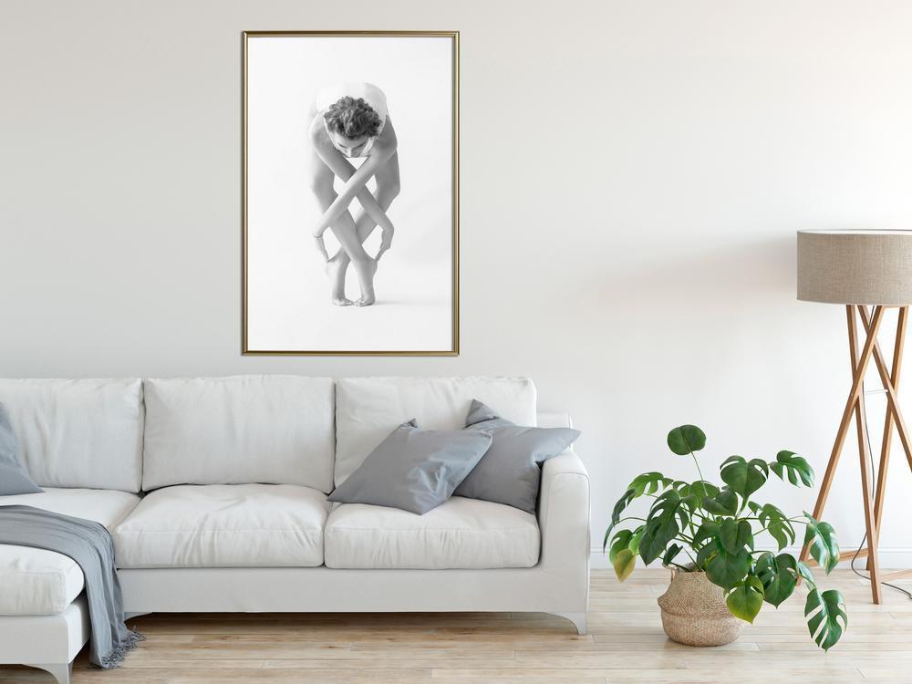 Wall Decor Portrait - Interlaced Body-artwork for wall with acrylic glass protection