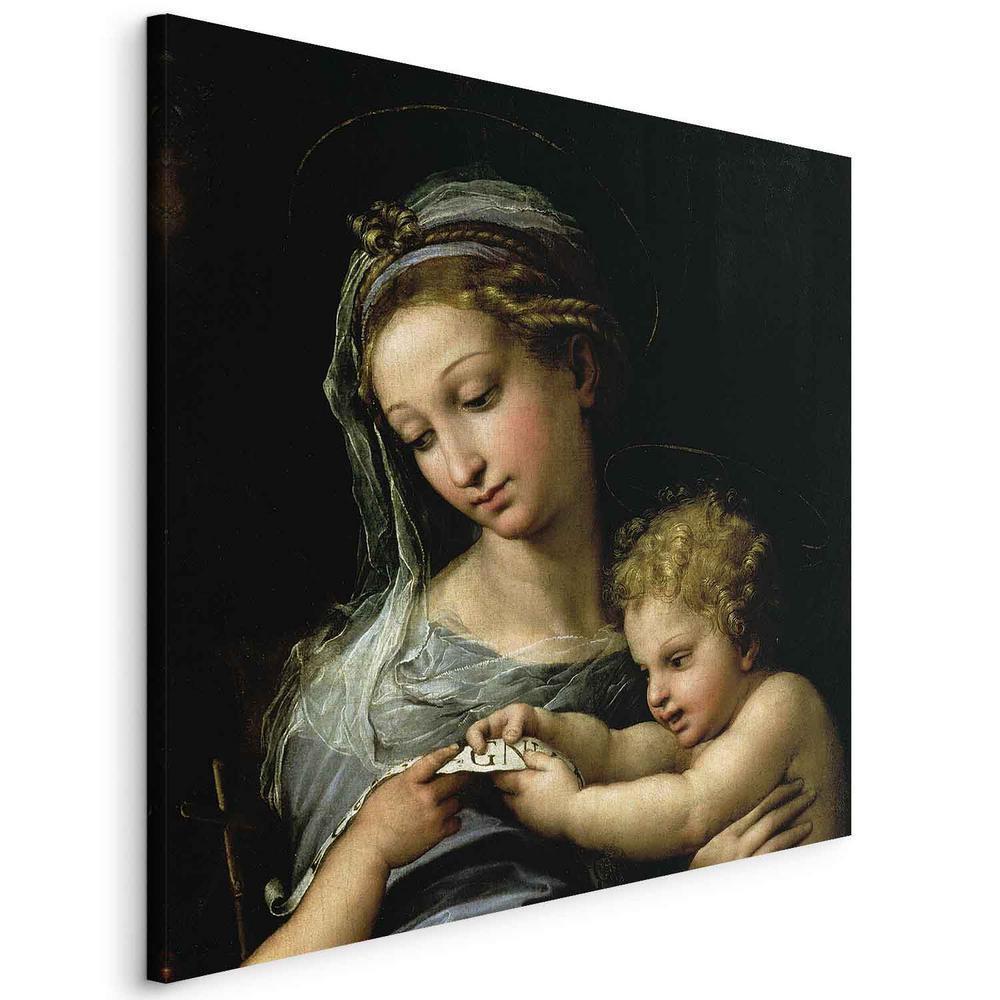 Canvas Print - The Virgin of the Rose (Rafael Santi)