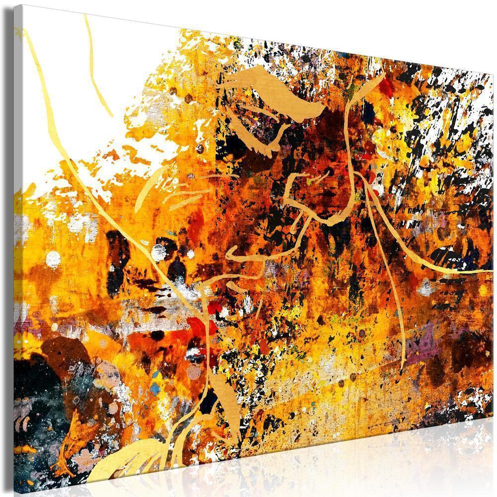 Canvas Print - Kiss Explosion (1 Part) Wide-ArtfulPrivacy-Wall Art Collection