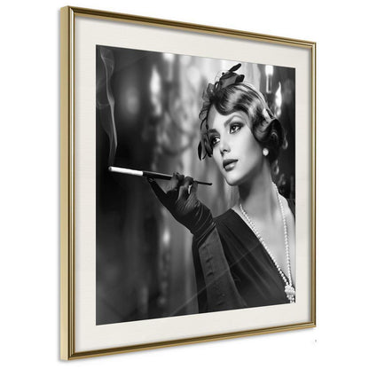 Wall Decor Portrait - Classic Elegance-artwork for wall with acrylic glass protection