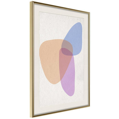 Abstract Poster Frame - Pastel Sets II-artwork for wall with acrylic glass protection