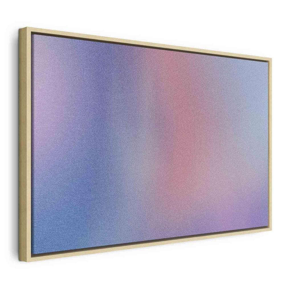 Canvas Print - Rainbow Gradient - Delicate Multicolored Gradient Resembling Mist