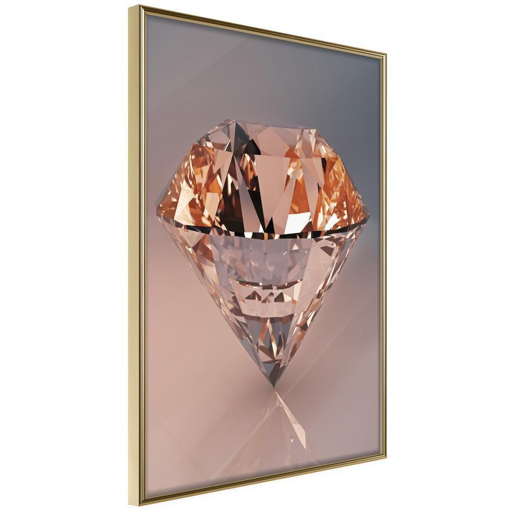 Abstract Poster Frame - Shiny Gem-artwork for wall with acrylic glass protection