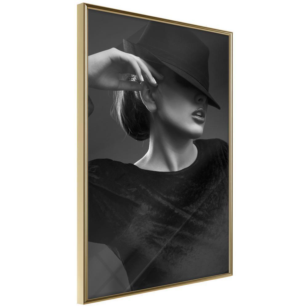 Wall Decor Portrait - Coquette-artwork for wall with acrylic glass protection