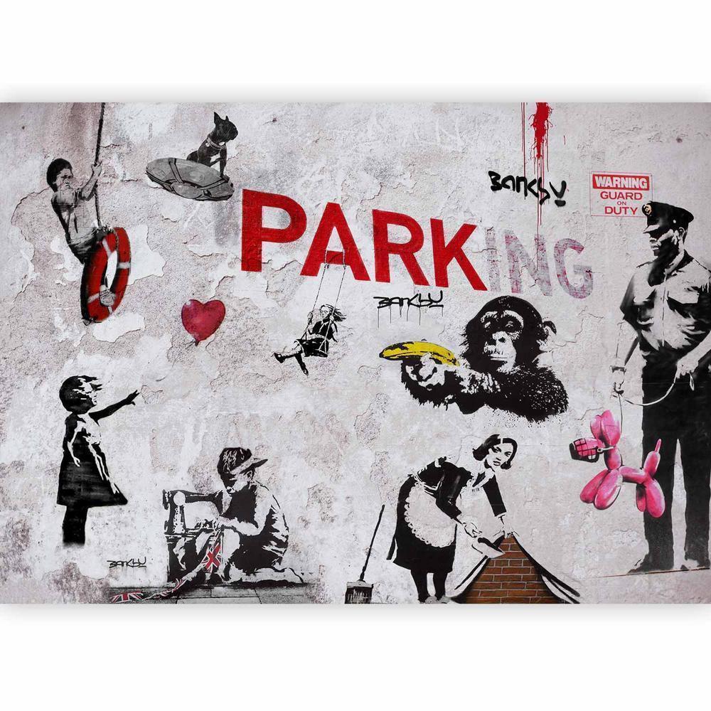 Papier peint - [Banksy] Diversité des graffitis