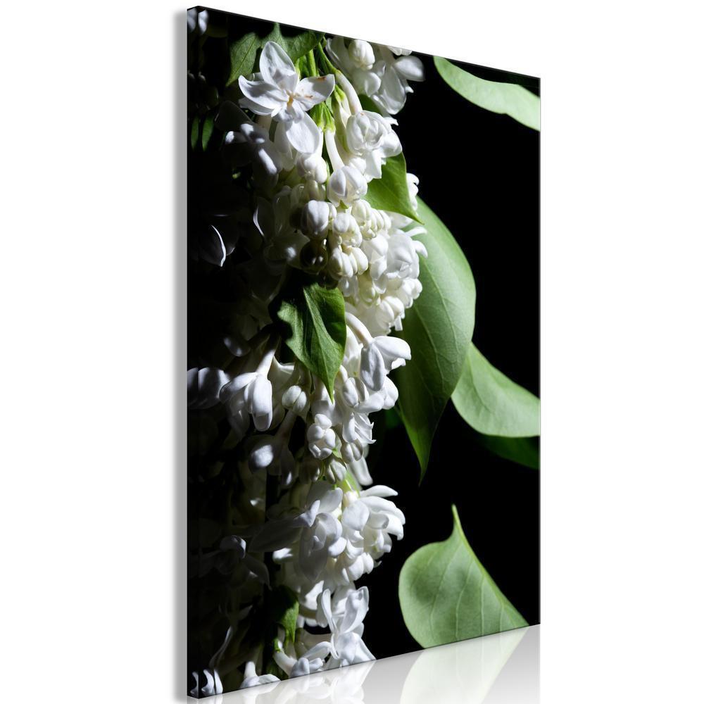 Canvas Print - Lilacs Detail (1 Part) Vertical-ArtfulPrivacy-Wall Art Collection