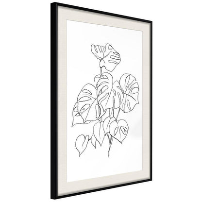 Botanical Wall Art - Bouquet of Leaves-artwork for wall with acrylic glass protection