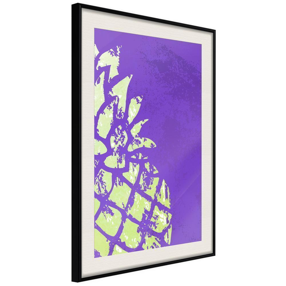 Botanical Wall Art - Strong Contrast-artwork for wall with acrylic glass protection