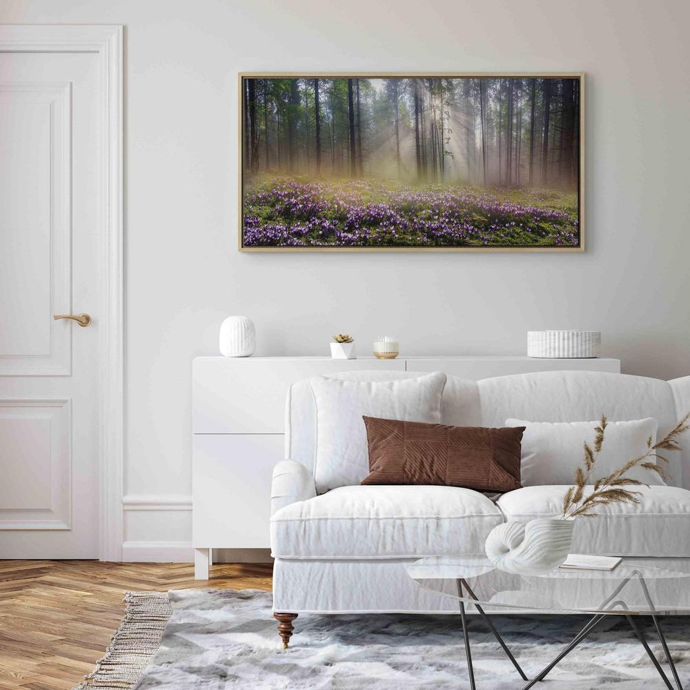 Canvas Print - Purple Meadow (1 Part) Wide