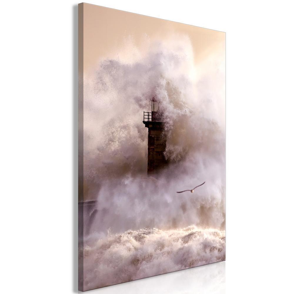 Canvas Print - Storm (1 Part) Vertical-ArtfulPrivacy-Wall Art Collection