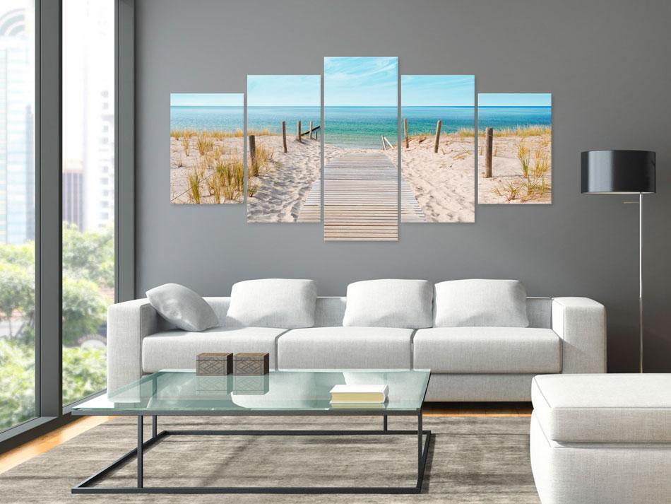 Canvas Print - Towards The Sea-ArtfulPrivacy-Wall Art Collection