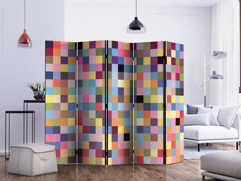 Decorative partition-Room Divider - Full range of colors II-Folding Screen Wall Panel by ArtfulPrivacy