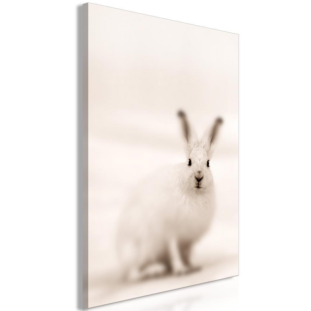 Canvas Print - Fearful Look (1 Part) Vertical-ArtfulPrivacy-Wall Art Collection