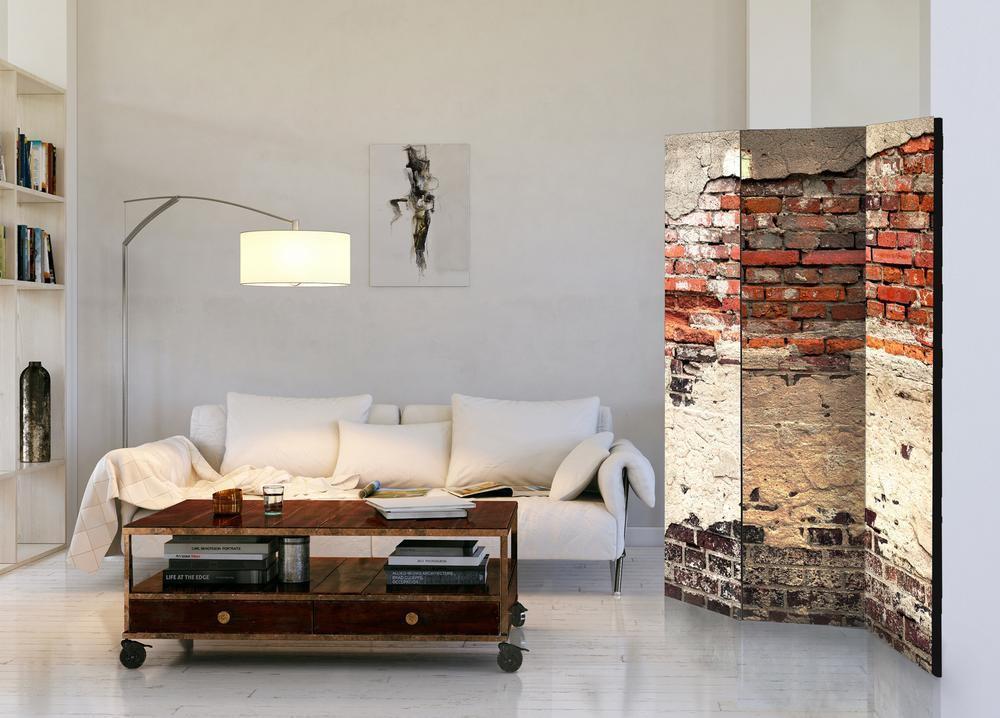 Decorative partition-Room Divider - City History-Folding Screen Wall Panel by ArtfulPrivacy
