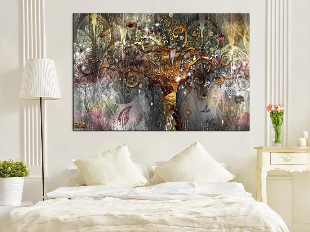 Canvas Print - Gold Tree-ArtfulPrivacy-Wall Art Collection