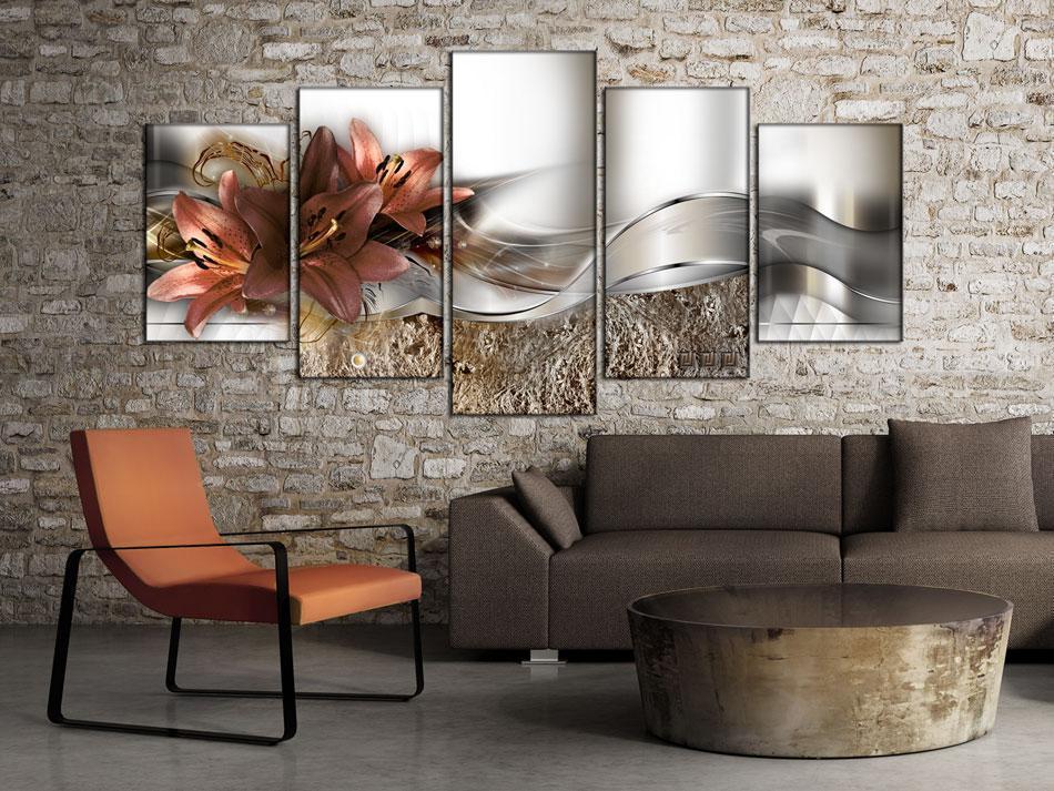 Canvas Print - Lily Marsala and Abstraction-ArtfulPrivacy-Wall Art Collection