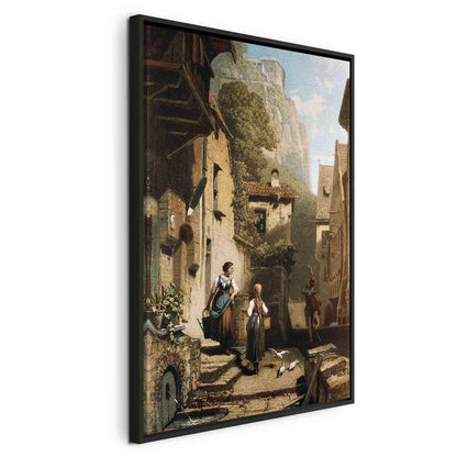 Canvas Print - Im Dachstübchen (Carl Spitzweg)