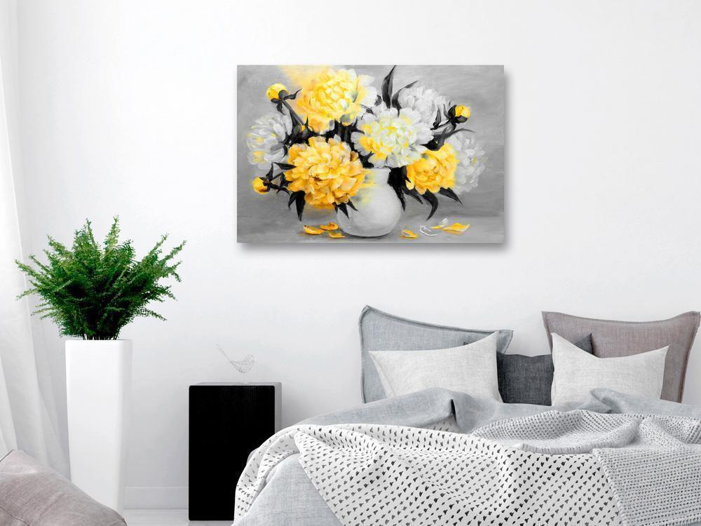 Canvas Print - Fragrant Colours (1 Part) Wide Yellow