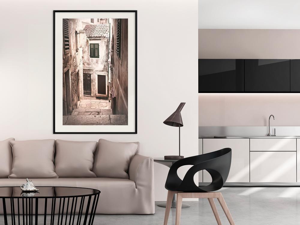 Photography Wall Frame - Urban Alley-artwork for wall with acrylic glass protection