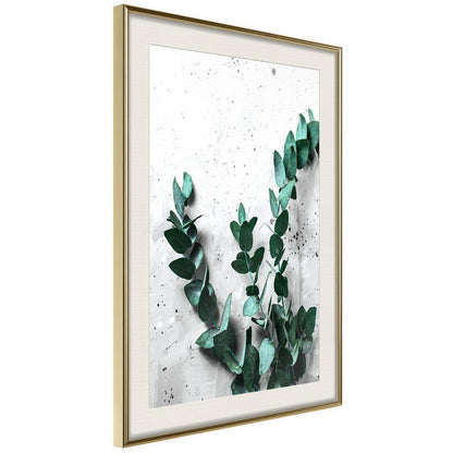 Botanical Wall Art - Green Element-artwork for wall with acrylic glass protection