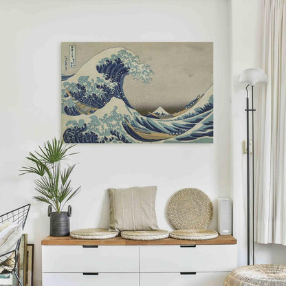 Canvas Print - The Great Wave (Hokusai Katsushika)