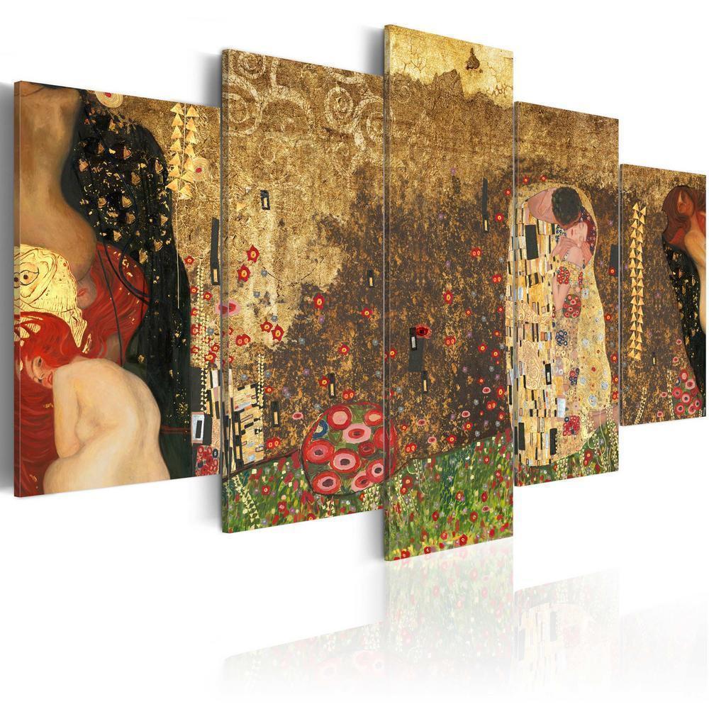 Canvas Print - Klimt's muses-ArtfulPrivacy-Wall Art Collection