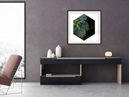 Botanical Wall Art - Cell of Jungle-artwork for wall with acrylic glass protection