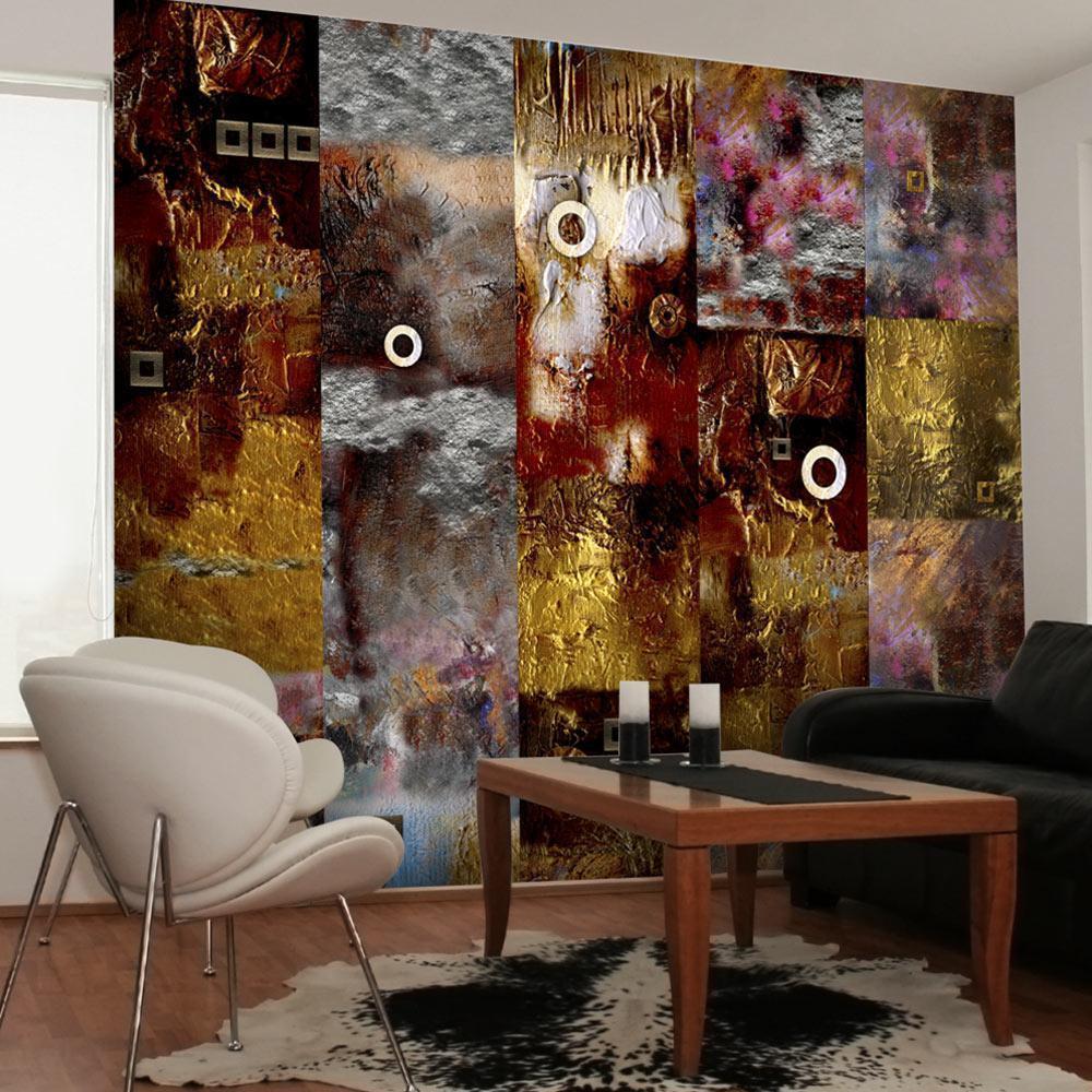 Classic Wallpaper made with non woven fabric - Wallpaper - Painted Abstraction - ArtfulPrivacy