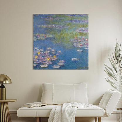 Canvas Print - Water lilies in Giverny-ArtfulPrivacy-Wall Art Collection