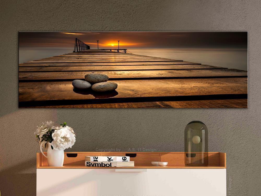 Canvas Print - Stones on the Pier-ArtfulPrivacy-Wall Art Collection