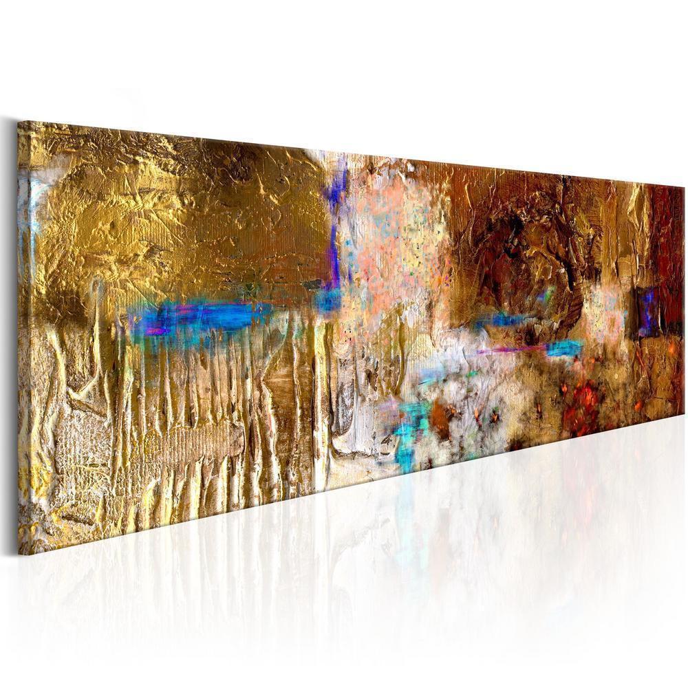 Custom Painting made by Artist - Handmade Painting - Golden Structure - ArtfulPrivacy
