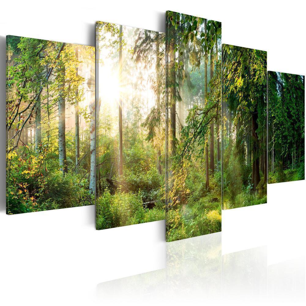 Durable Plexiglas Decorative Print - Acrylic Print - Green Sanctuary - ArtfulPrivacy