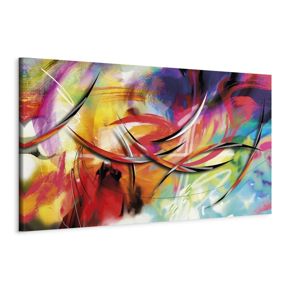 Canvas Print - Dance of the rainbow-ArtfulPrivacy-Wall Art Collection