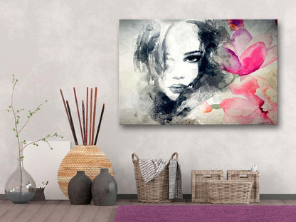Canvas Print - Mysterious Look-ArtfulPrivacy-Wall Art Collection