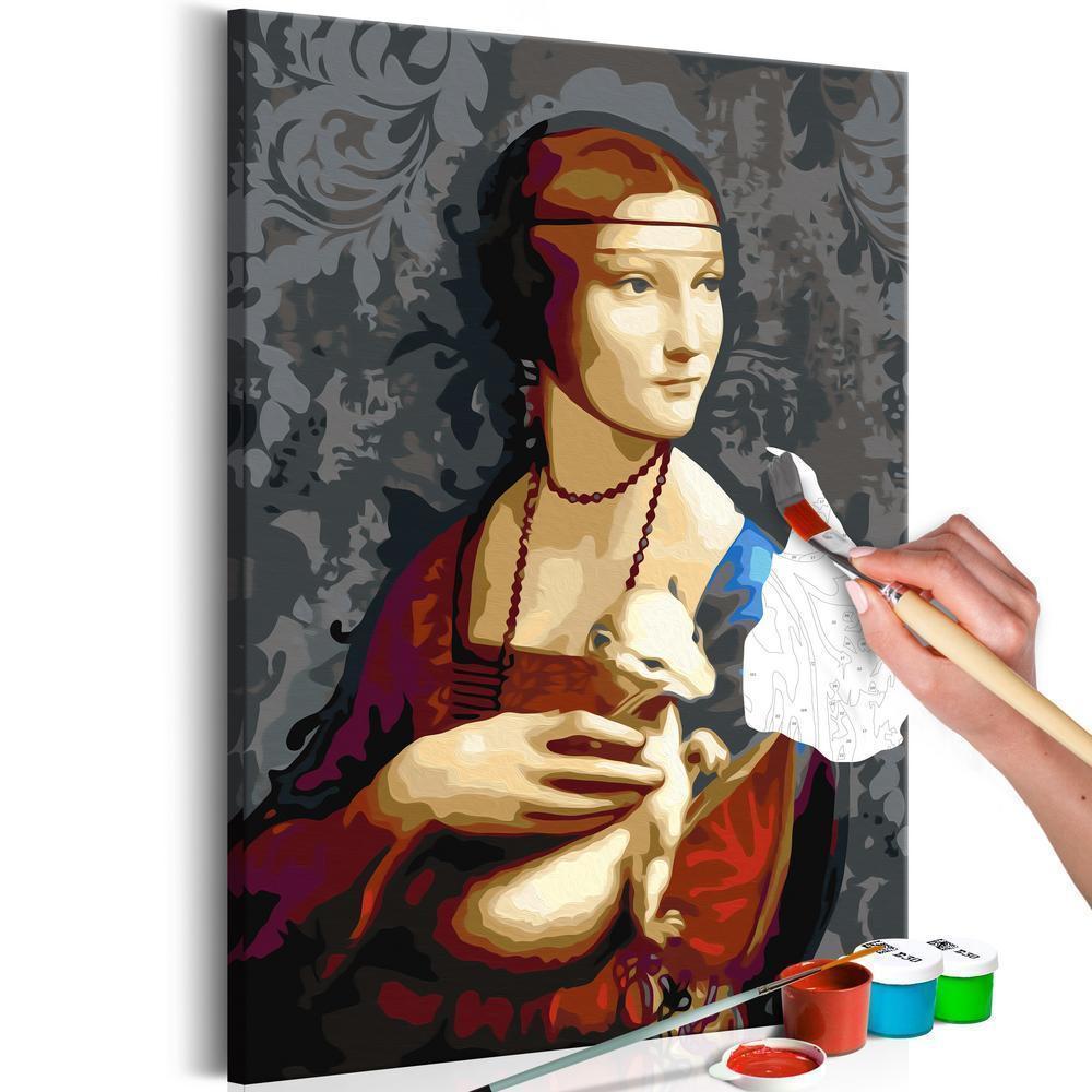 Start learning Painting - Paint By Numbers Kit - Famous Portrait - new hobby
