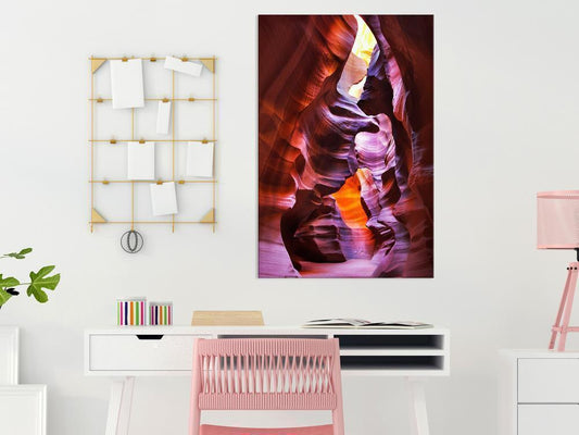 Canvas Print - Antelope Canyon (1 Part) Vertical-ArtfulPrivacy-Wall Art Collection