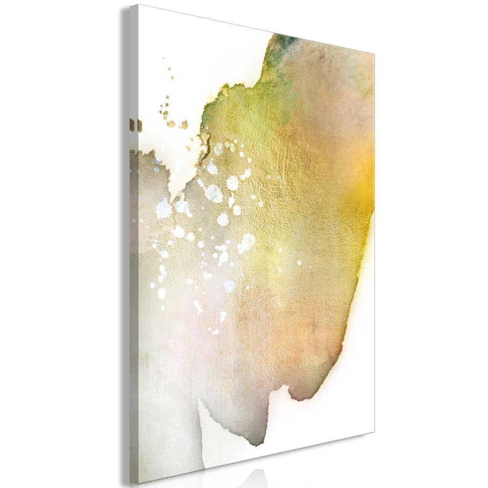 Canvas Print - Golden Touch (1 Part) Vertical-ArtfulPrivacy-Wall Art Collection