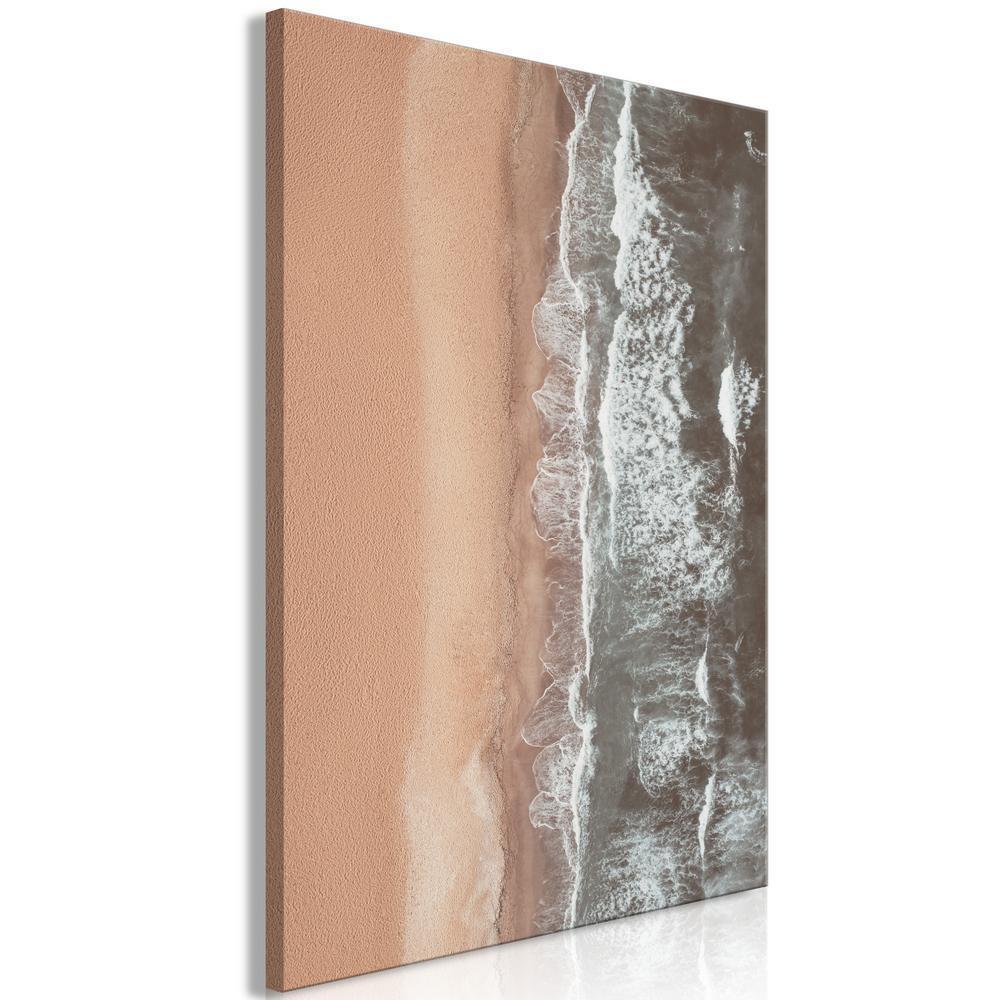 Canvas Print - Shore Line (1 Part) Vertical-ArtfulPrivacy-Wall Art Collection