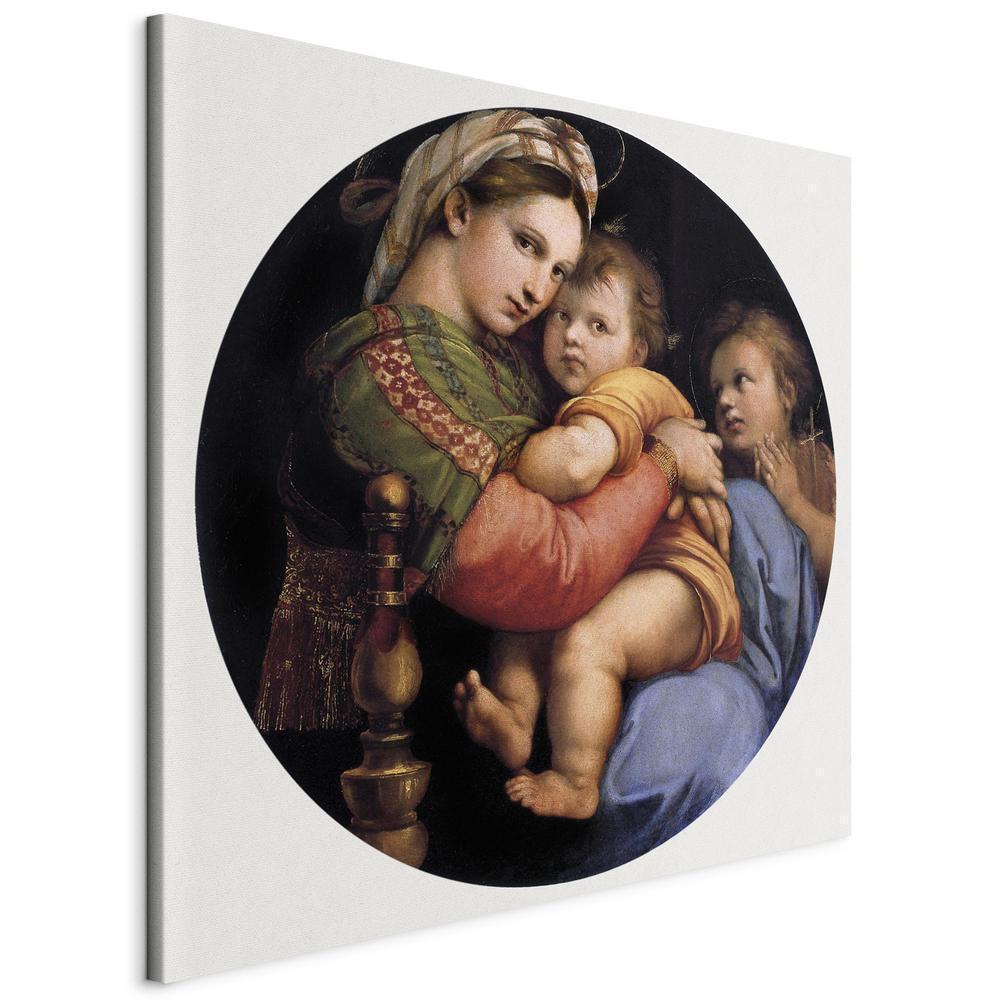 Canvas Print - Madonna on a Chair-ArtfulPrivacy-Wall Art Collection