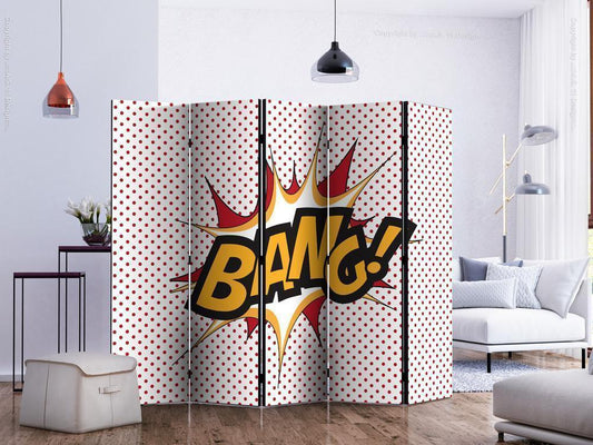Decorative partition-Room Divider - BANG! II-Folding Screen Wall Panel by ArtfulPrivacy