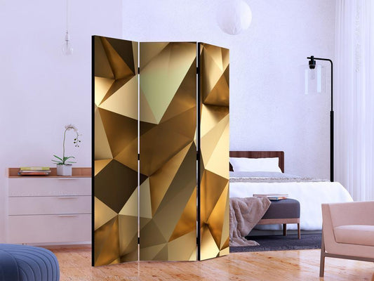 Decorative partition-Room Divider - Golden Dome-Folding Screen Wall Panel by ArtfulPrivacy